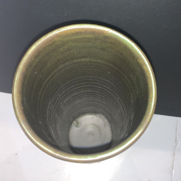 Vintage Helga Mader Vase Mid century Modern MCM  Canada Quebec - Picture 5 of 6